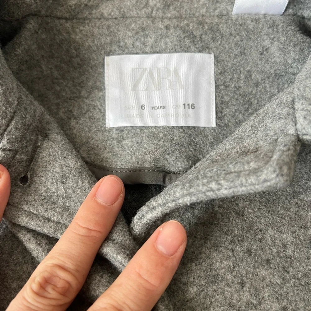 Zara Kids‎ Gray Pea Coat
